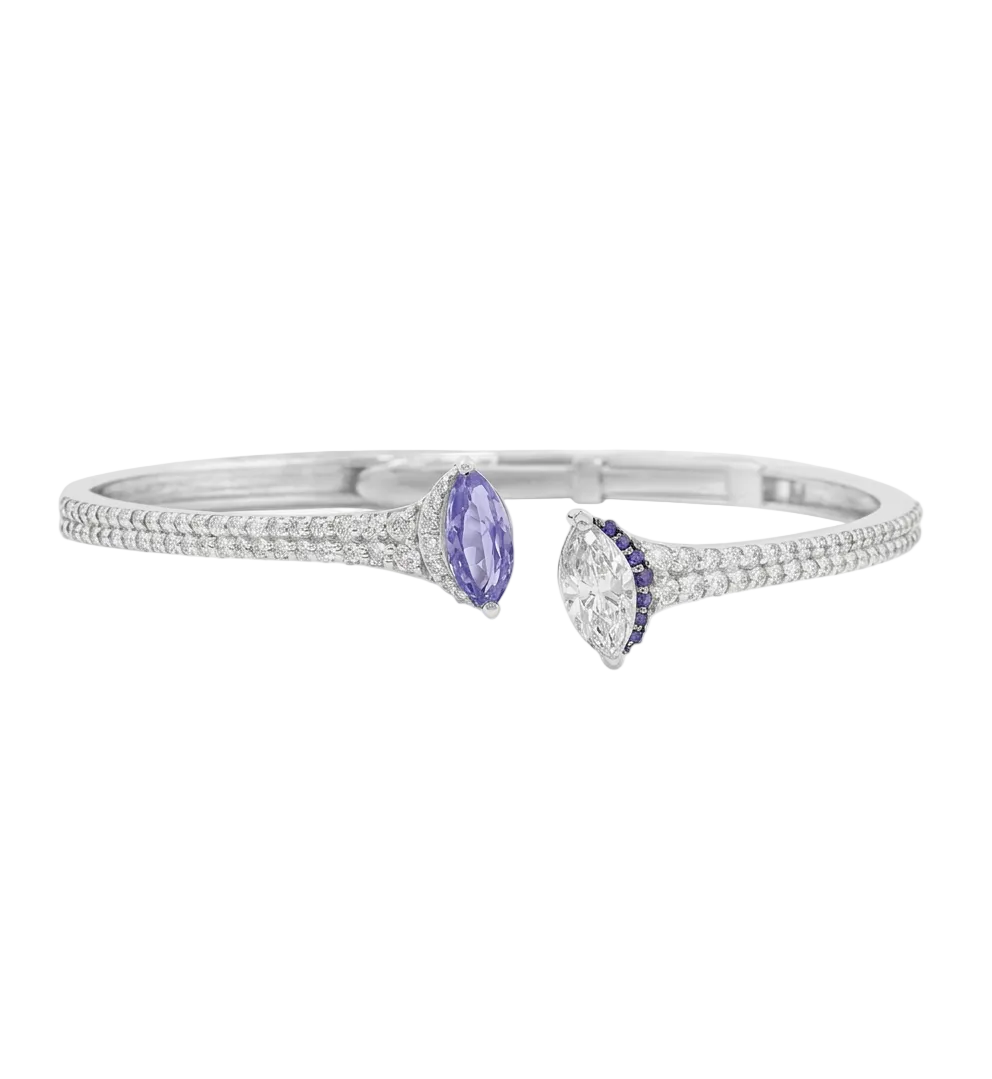 Twin Flame Bracelet ( Tanzanite )