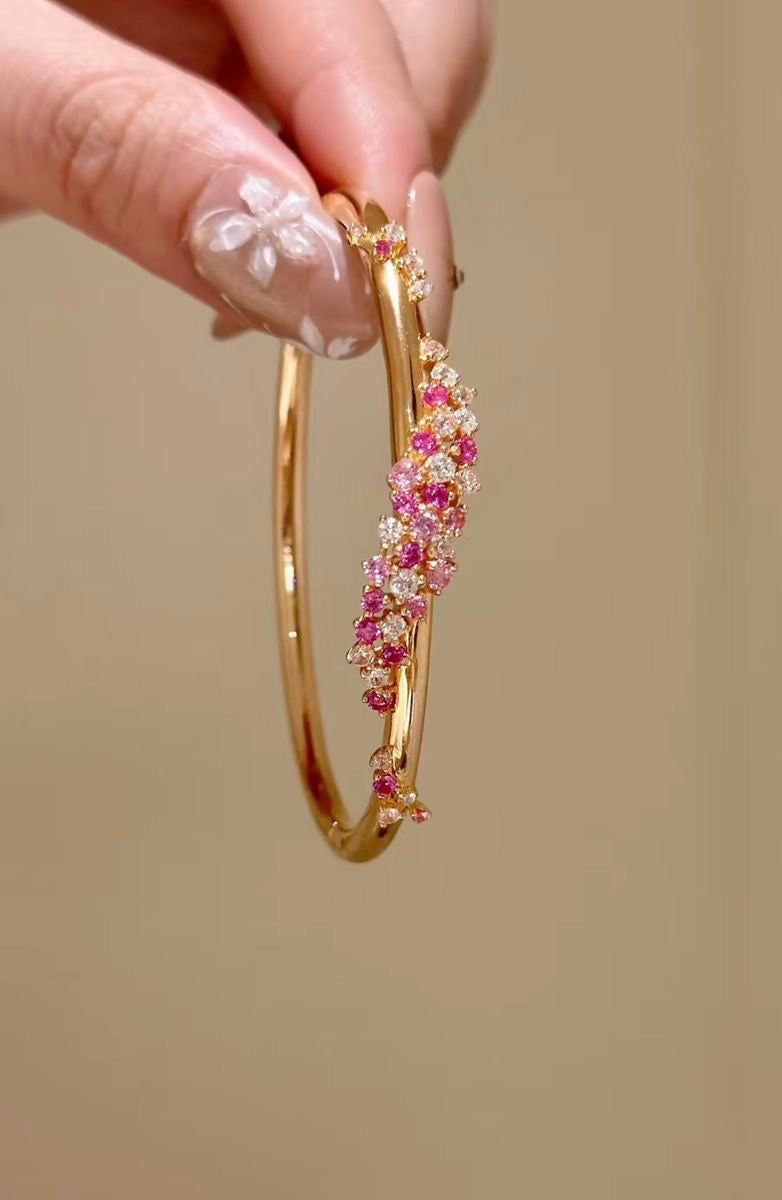 Gardenia Row Pink Bracelet